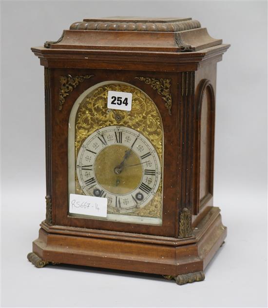 A Lenzkirch mantel clock height 30cm